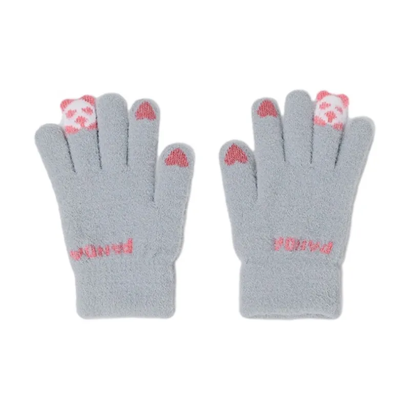 Ai Jiawei Plush Yarn Gloves Unisex-1