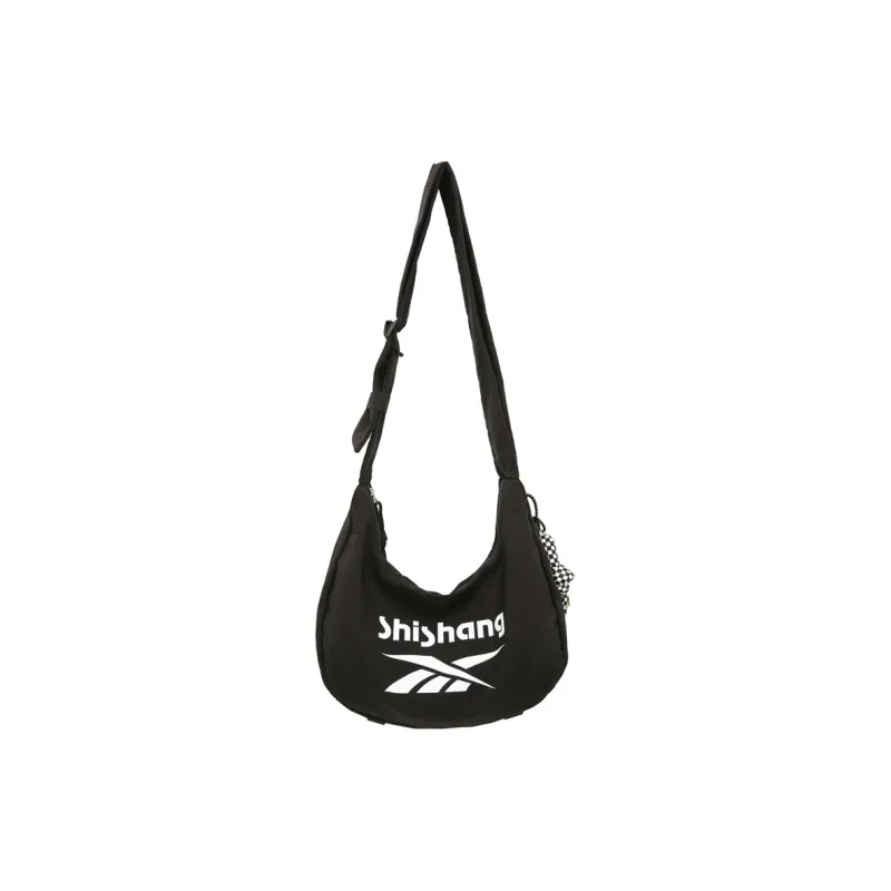 GOBLIN SHARKS 1759 Nylon Crossbody Bag Regular Unisex Ecru/Black/Red/Gray-5