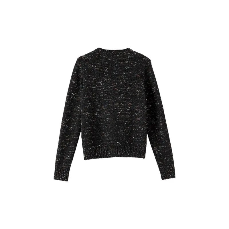 Late White Knitwear Women's Black-1