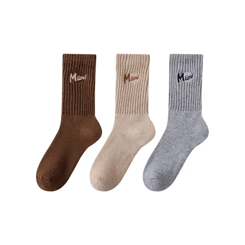 MIIOW Knee High Socks Men's 3 Pack-16