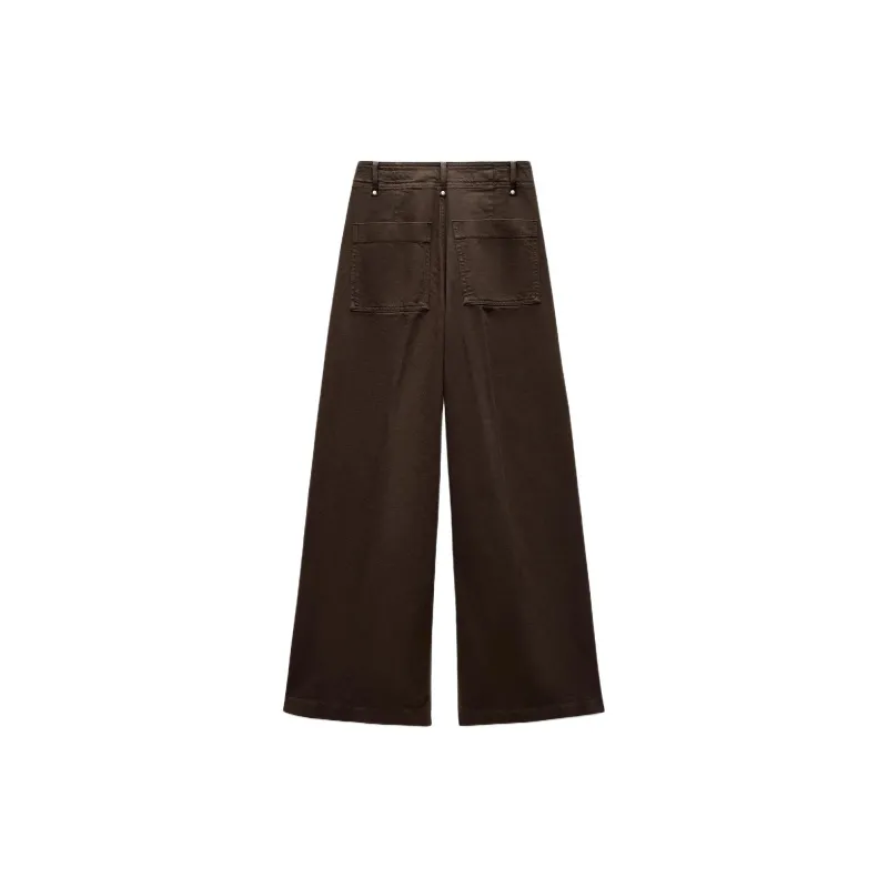 ZARA ZW Series Jeans Women's Brown-1
