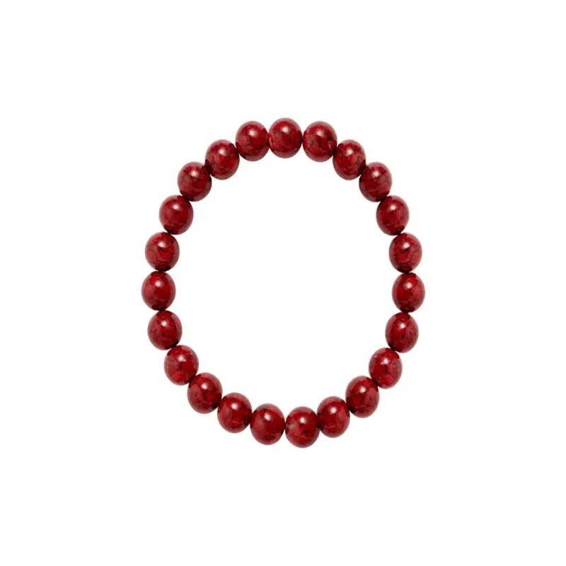 Mrs. Song Cinnabar Jade Bracelets Women's-0