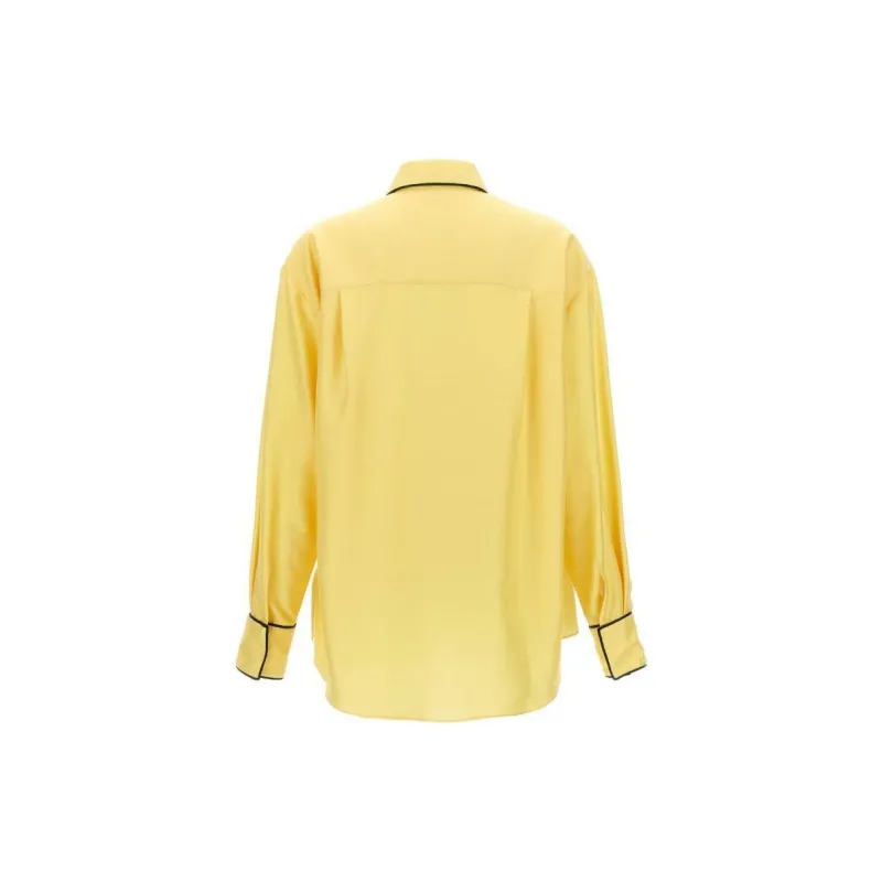 BALLY Contrast Seam Buttoned Shirt-1