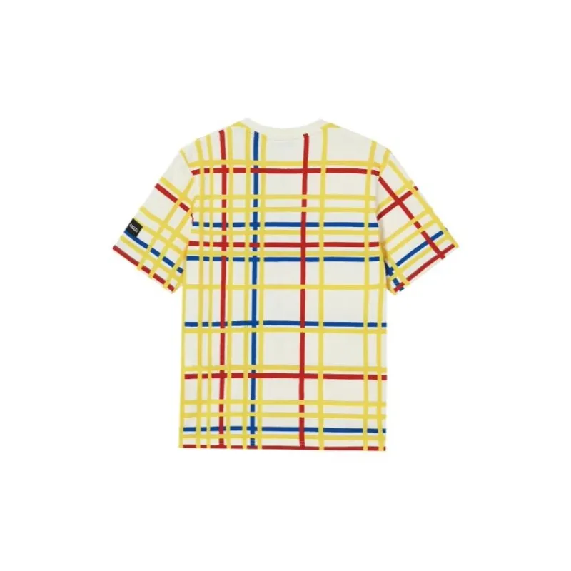 AIGLE SS21 T-Shirt Unisex Mondrian Check Pattern-1
