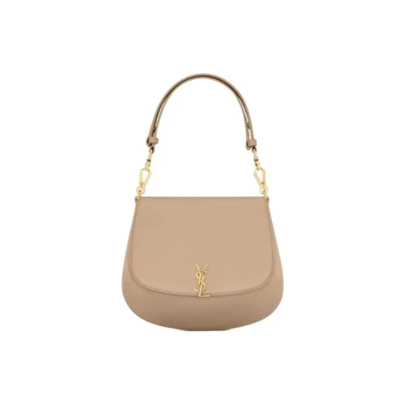 SAINT LAURENT Sheepskin Handbag Women's Toffee-0