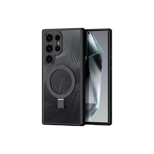 DUXDUCIS TPU Material Magnetic Back Shell Transparent Matte Phone Cases Compatible With S24 Ultra/S25 Collection