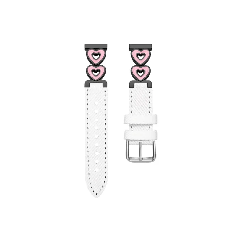 CHUANGYIDA Red Beige Compatibility Watch Band 145~210mm Canvas Material-5