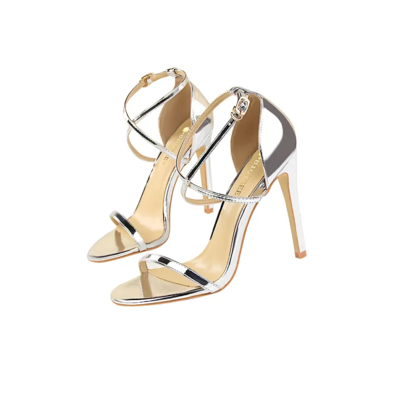 QITUMAUL One Strap Sandals Women's-3