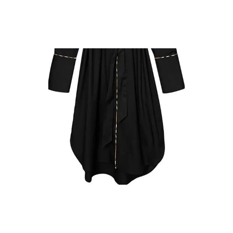 Burberry Long Sleeved Dresses Women's Black-4