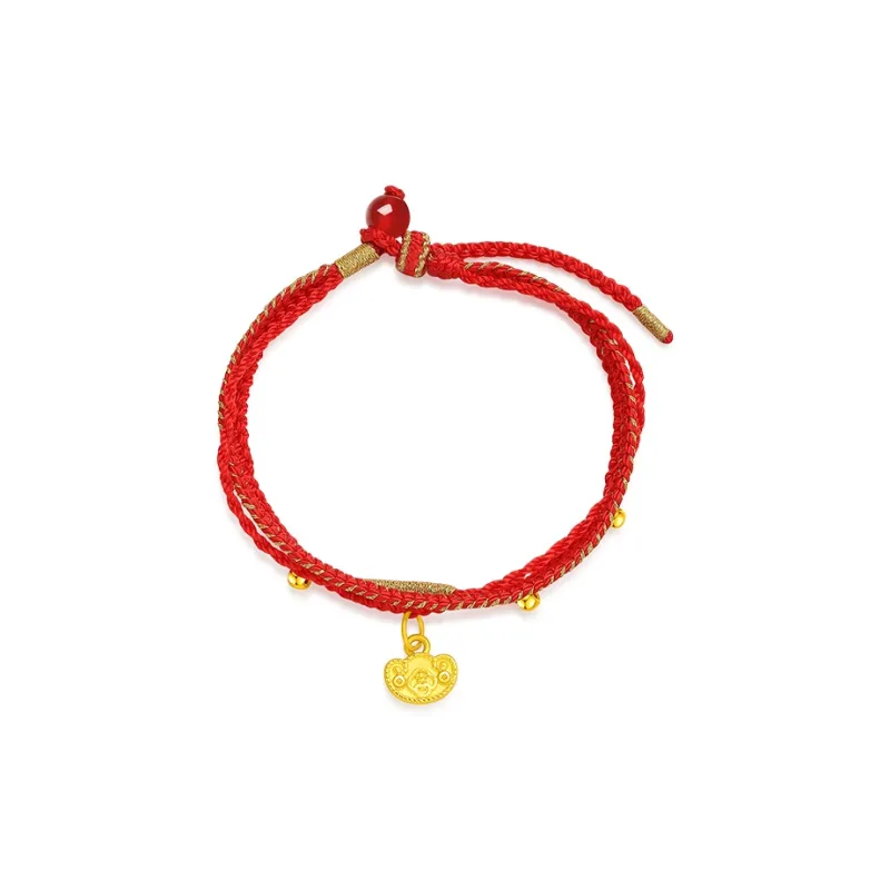 MCLON Blessing Collection, Good Luck Solid Gold Fixed Price Gold Bracelet Women's-3