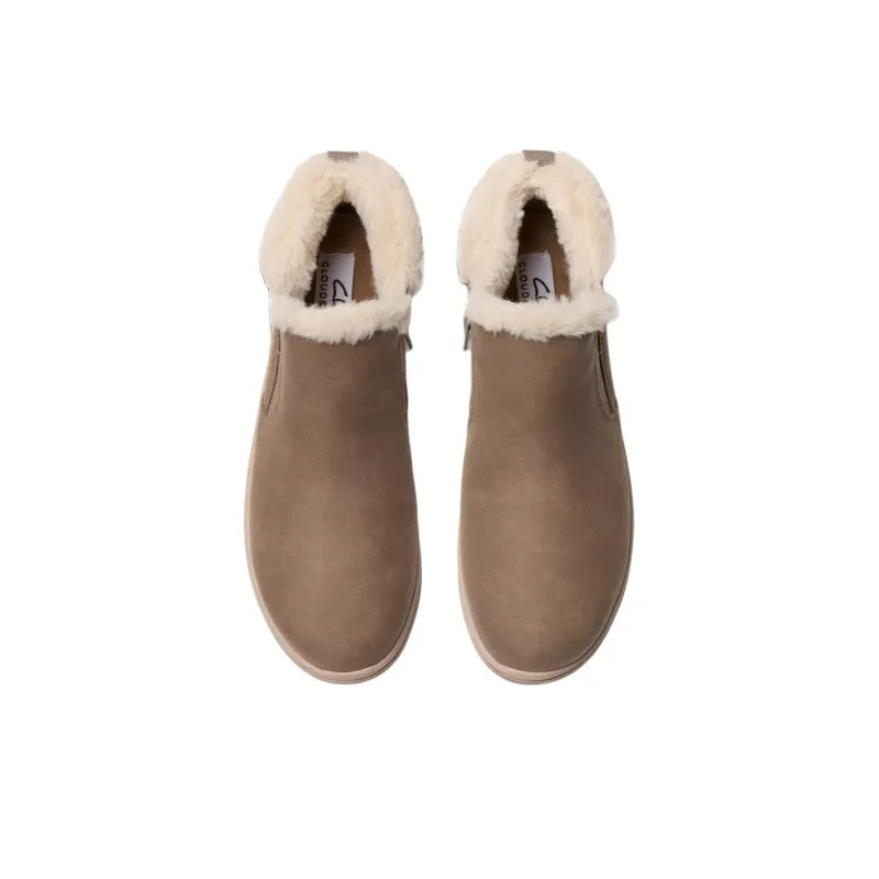 Clarks Breeze Twist Cloudstepper Ankle Boots Women's Dark Taupe-3