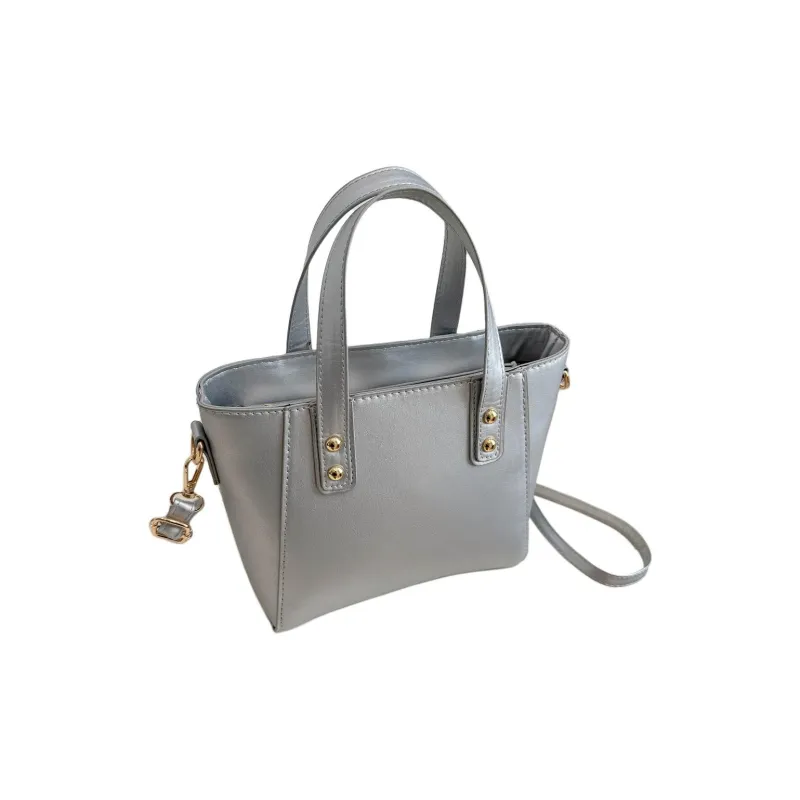 Yalu PU Handbag, Shoulder Bag Regular Women's White/Black/Silver/Khaki/Brown-8