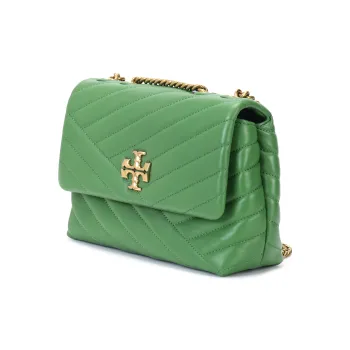 TORY BURCH Kira Leather Crossbody Bag Shoulder Bag Women's Green