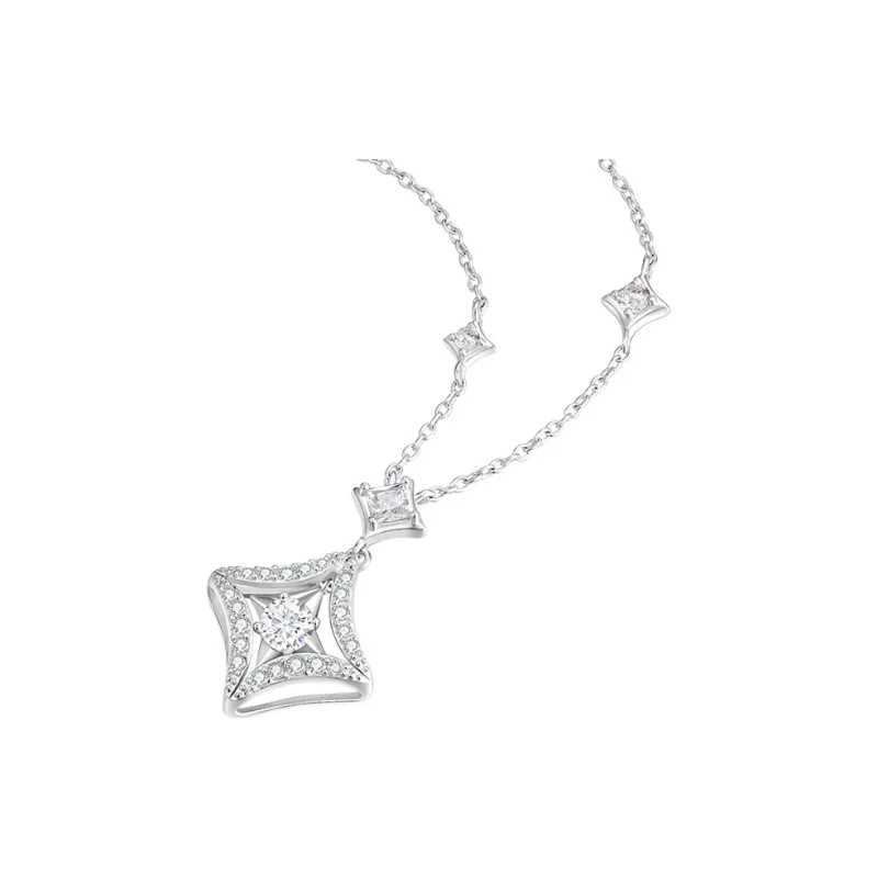 DESIGN CIRCLES S925 Silver Necklaces Women's-1