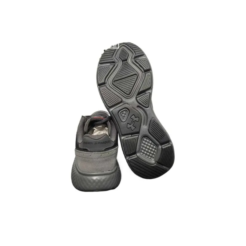 Under Armour Charged Decoy Cushioned Wear Resistant Slip Resistant Low Top Sprint Running Shoes Men's Black Gray Color-4