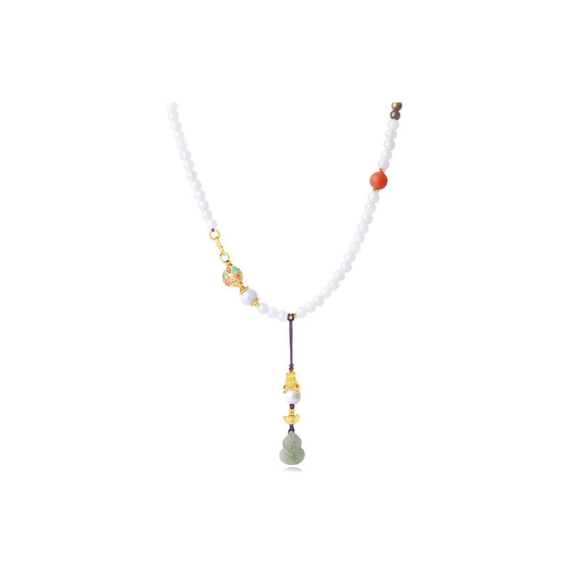 QIAOWUQIAONV Ice Glutinous Necklaces Women's-0