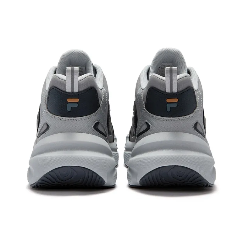 FILA FUSION SKY TRAIL DX Fishbone Head Anti-Slip Wear-Resistant Low-Top Casual Shoes Men's Gray-2
