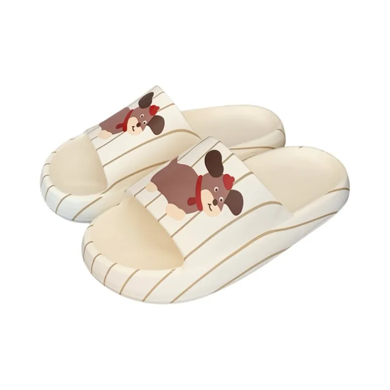 SHIGUDE Sandal Slippers Unisex, White-0