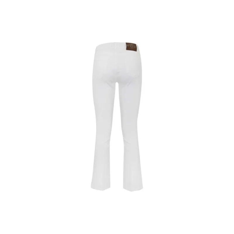 IFAY Logo Patch Mid Rise Cropped Jeans-1