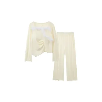Sleeping Beauty Pajama Set Women's Light Yellow