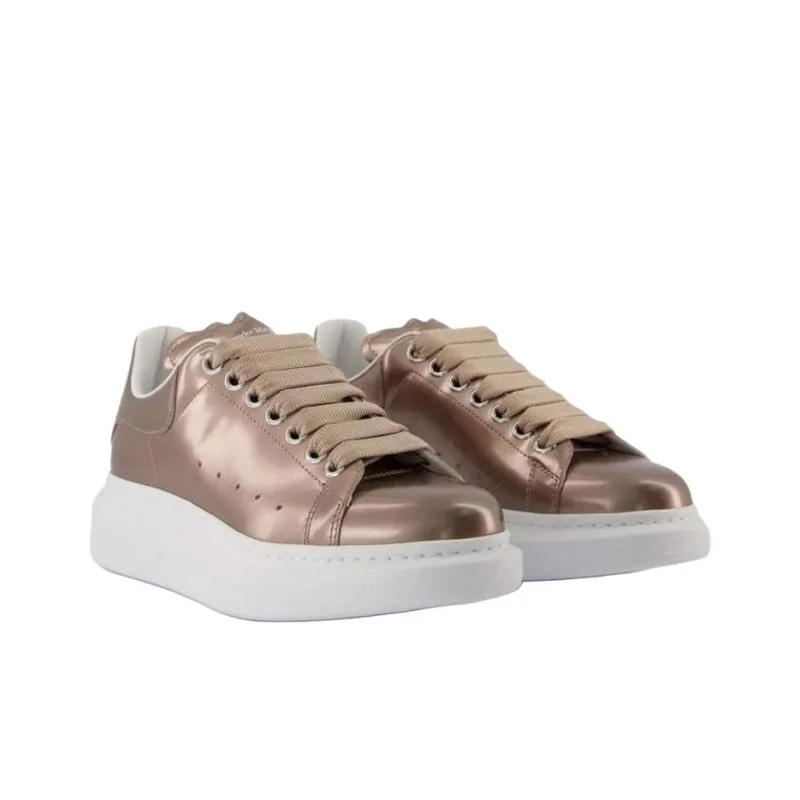 Alexander McQueen Low-Top Skateboard Shoes Women's Copper-2