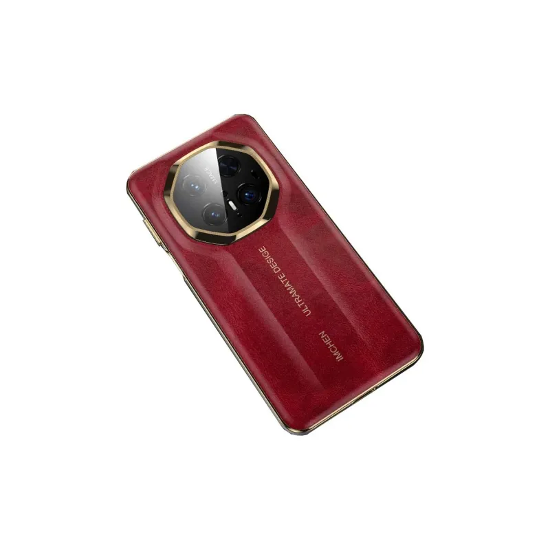 IMCHEN Genuine Leather Material 1 Genuine Machine Molded Phone Cases Compatibility With Huawei Mate 70 RS-2