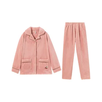 DAERLI Pajama Set Women's Russet Red