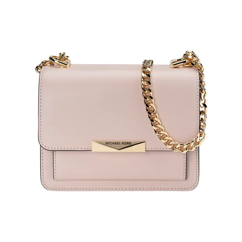 MICHAEL KORS Jade Leather Shoulder Bag Crossbody Bag Extra Small Women's Nude Pink-1