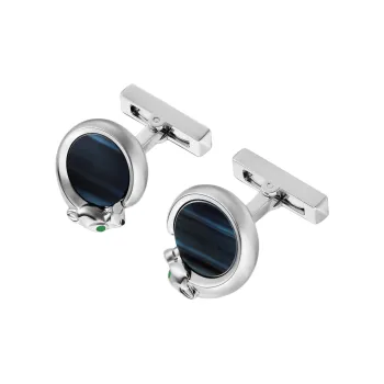 CARTIER Sterling Silver Cufflinks Men's Silver