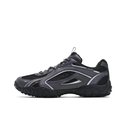 FILA PEBBLE Abrasion Resistant Slip Resistant Low Top Running Shoes Women's Gray White