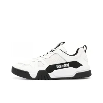 Just Cavalli Low-Top Skateboard Shoes Men's White Black