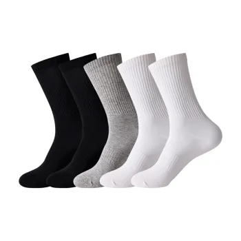 MIIOW Mid Calf Socks Men's 5 Pack