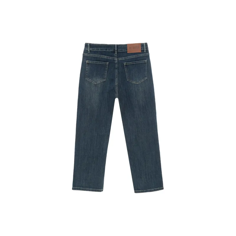 FAWENXIANGZI Jeans Women's Blue-1