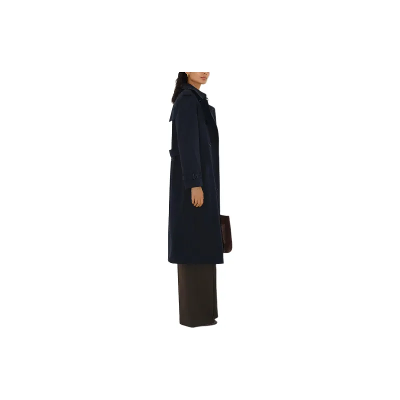 Burberry FW22 Trench Coat Women's Dark Blue-6