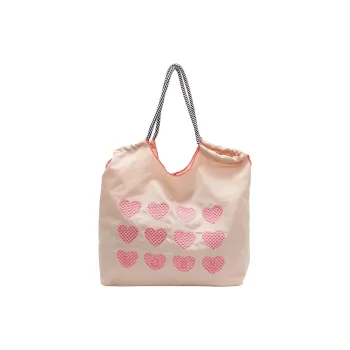 GOBLIN SHARKS 1759 Fabric Shoulder Bag Women's Apricot/Black/Gray/Blue/Pink