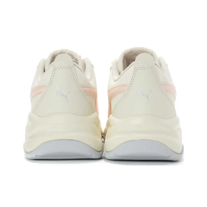 PUMA Anti-Slip Wear-Resistant Low-Top Running Shoes Women's White Pink-3