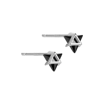 Muyan 999 Fine Silver Stud Earrings Women's