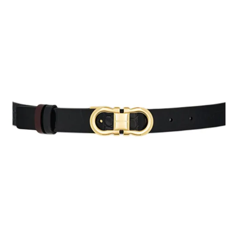 Ferragamo Gancini buckle Leather Belt-1