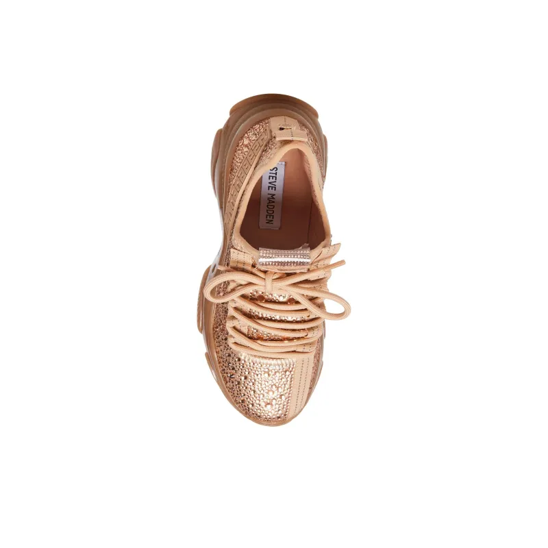 STEVE MADDEN Maxima-R Low-Top Casual Shoes Women's Rose Gold-4