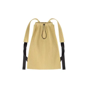 ISSEY MIYAKE Polyester Backpack Men's Mustard Yellow