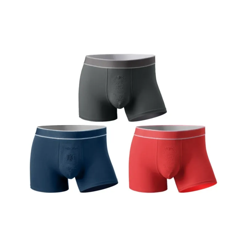 Qiao Ni Tong Underpants Men's 3 Pack-8