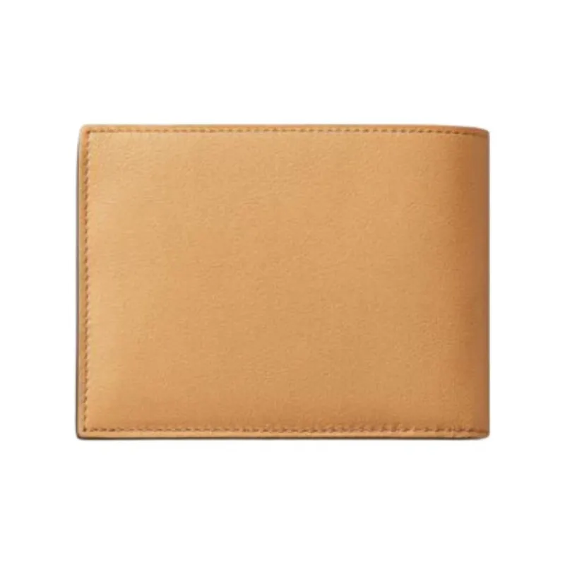 CARTIER Cow Leather Wallet Women's Tan-1