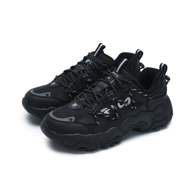 FILA FLUID 6 Abrasion Resistant Slip Resistant Low Top Casual Shoes Women's Black-1