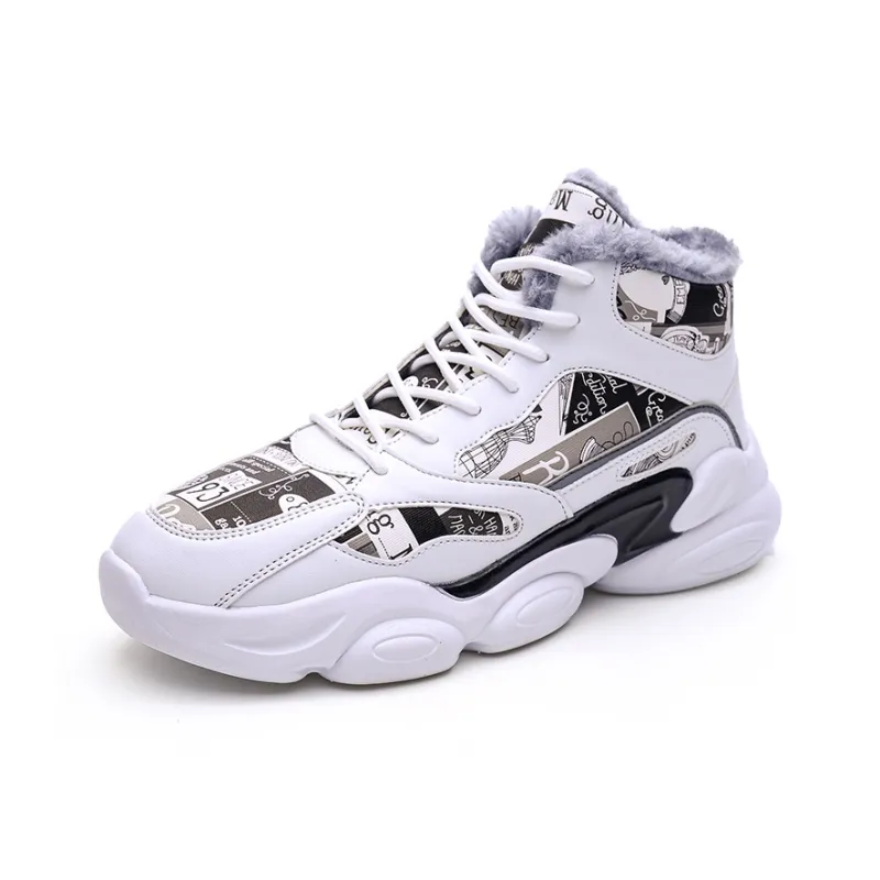 JX Abrasion Resistant Slip Resistant Cushioning High Top Basketball Shoes Men's-1