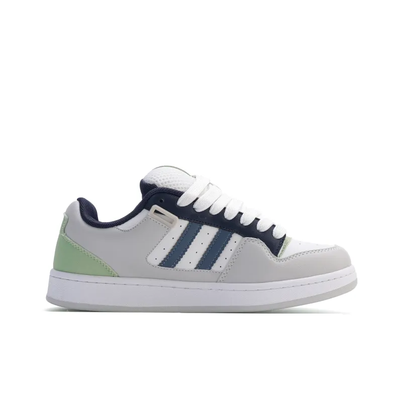 GLO BULL Puffy Shoes Coverage Anti-Slip Wear-Resistant Lightweight Breathable Low-Top Skateboard Shoes Unisex-1