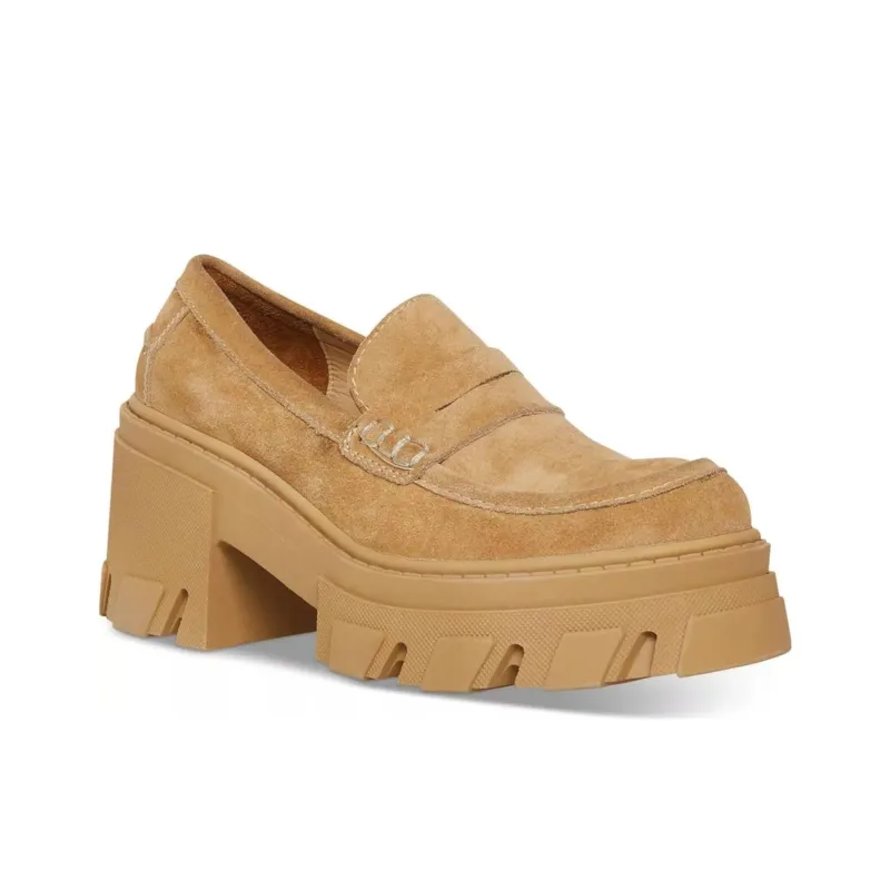 STEVE MADDEN Penny Loafers Women's Brown-2