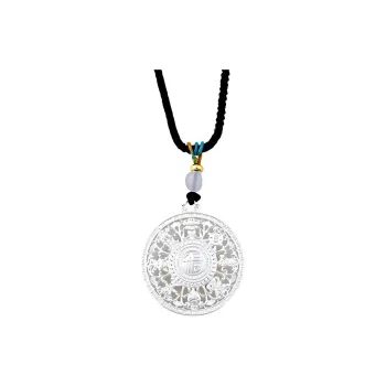 KING TAI SANG 999 Fine Silver Necklaces Unisex