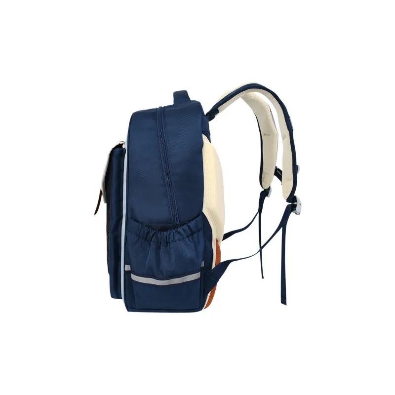 YOME Polyester Student Bag Large Size Blue Light Green-2