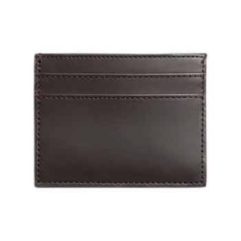 ZARA Cow Leather Card Holder Men's Brown