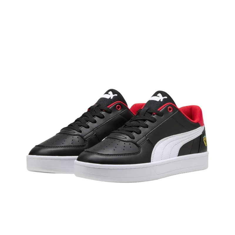 Scuderia Ferrari x PUMA Caven 2.0 Anti Slip Wear Resistant Low Top Skateboard Shoes Unisex Black-2